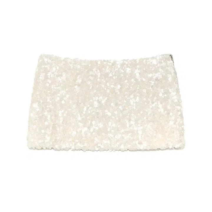 [BUNJANG] Glowny Twinkle Mini Skirt Ivory / [미개봉] 글로니 트윙클 미니 스커트 아이보리 twinkle glowny
