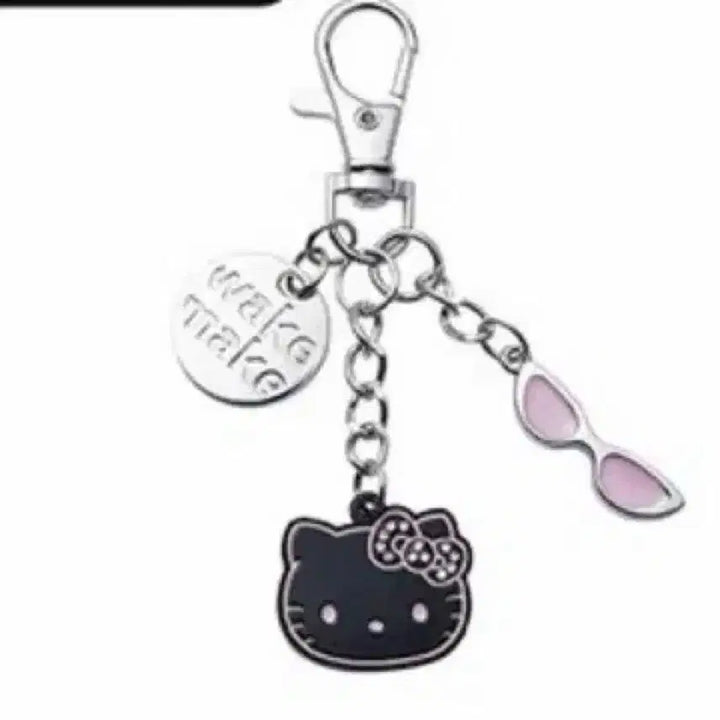 [BUNJANG] WAKEMAKE x Hello Kitty Black Kitty Keyring (Sealed) / [미개봉] 웨이크메이크 헬로키티 블랙 키티 키링