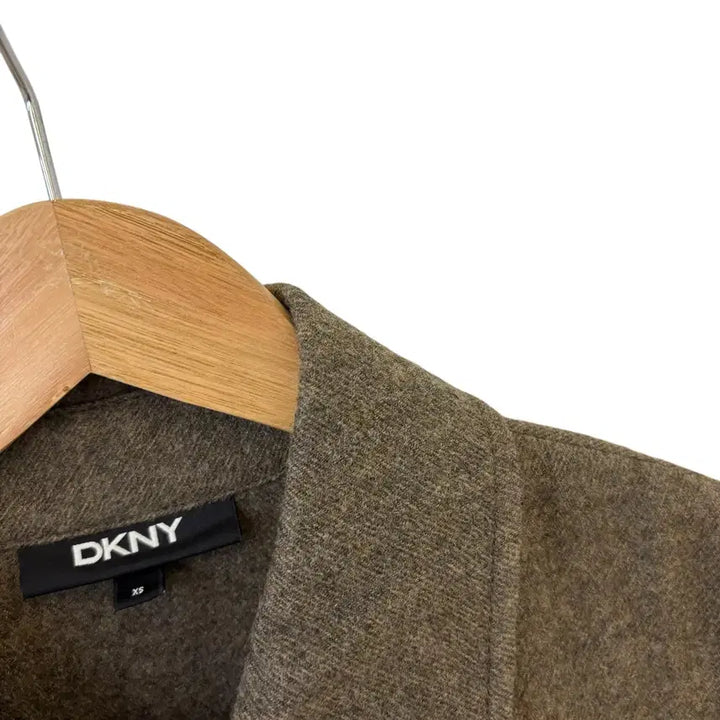 [BUNJANG] DKNY Oversized Long Shirt Jacket Brown XS / DKNY 오버사이즈 롱 셔츠 자켓 브라운 XS 정품