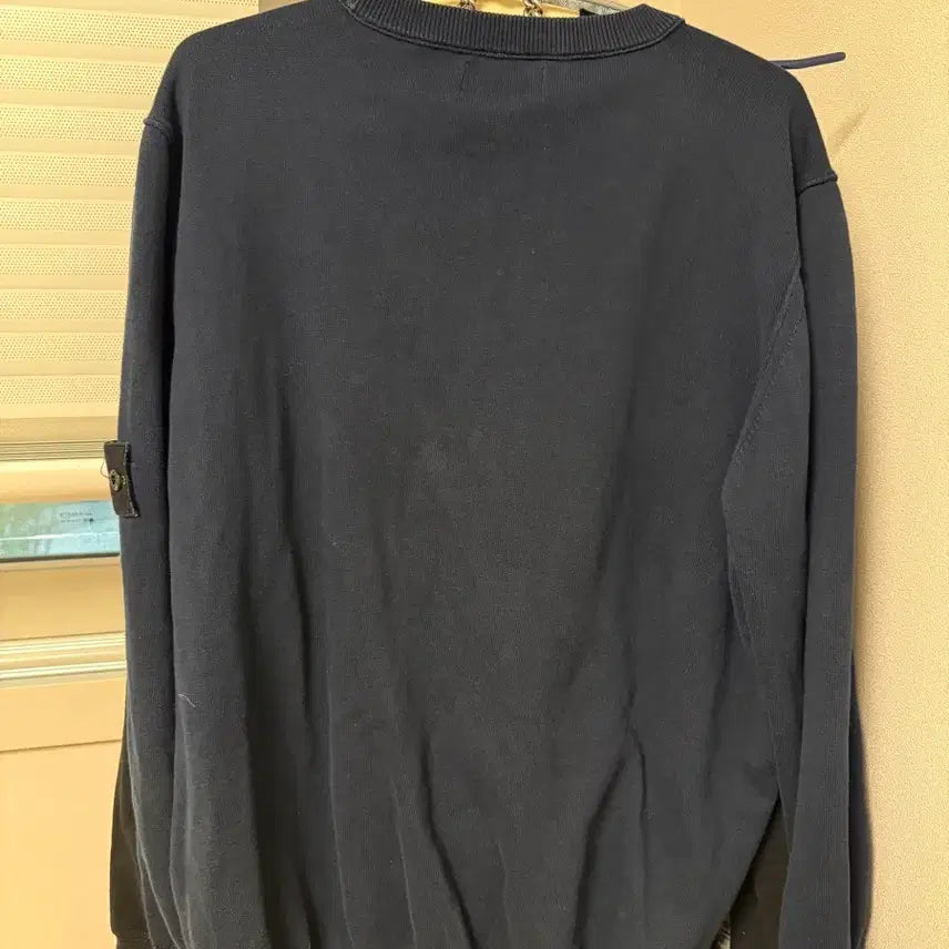 [BUNJANG] Stone Island Navy Knit Sweater / {A+/XXL} 25ss 스톤아일랜드 네이비 니트 백화점판