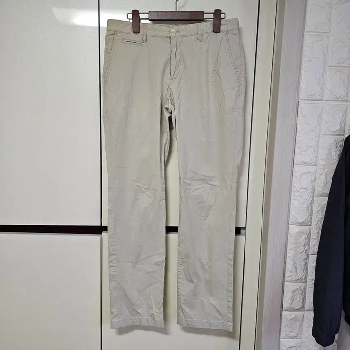 [BUNJANG] ENDZ Beige Cotton Pants Size 32 / 엔드즈 베이지색 여름면바지 32