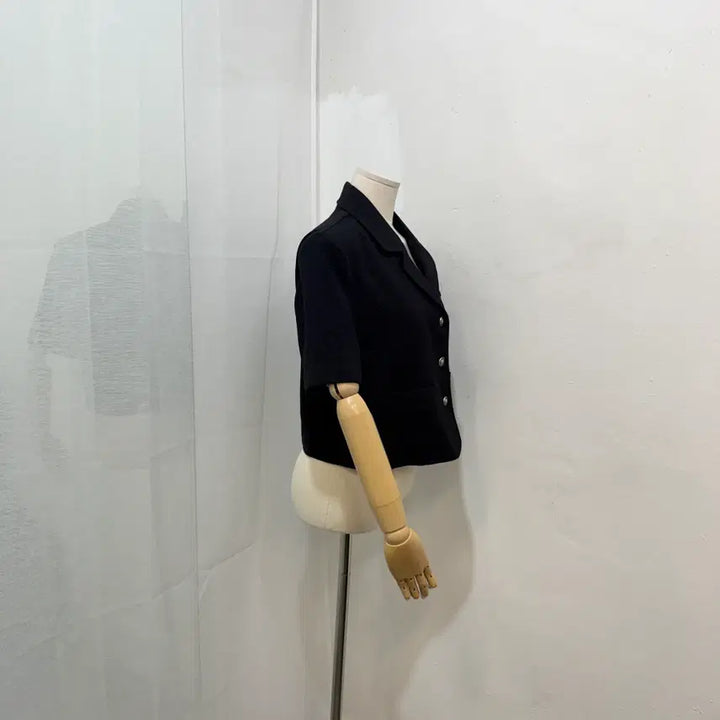 [BUNJANG] Black Short Sleeve Tweed Jacket / 블랙 반팔트위드자켓 하객룩 여름하객룩 4420