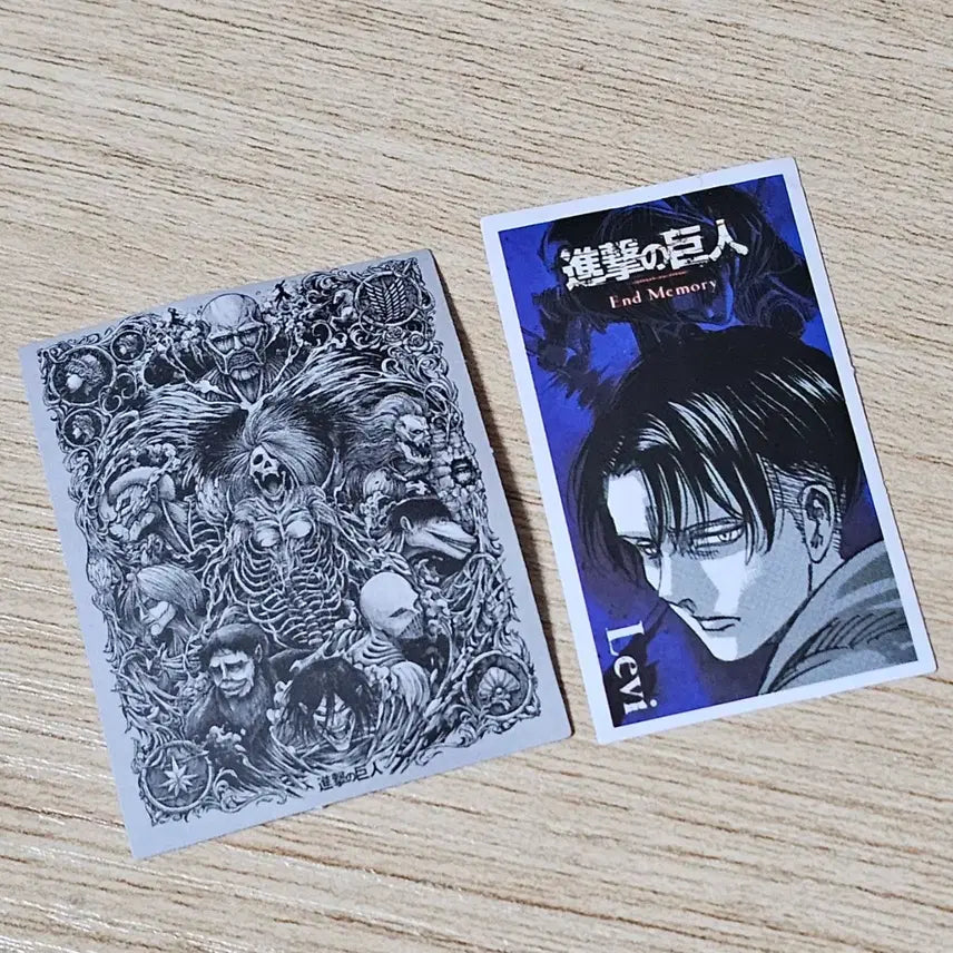 [BUNJANG] Attack on Titan Monochrome Line Art Sticker Bundle / 진격의거인 진격거 흑백 원화 조각 스티커 일괄 판매합니다.