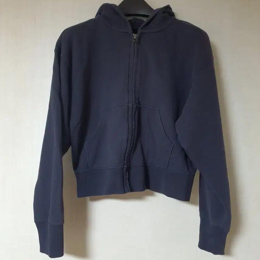 [BUNJANG] Uniqlo Hooded Zip-Up Jumper S Black / 유니클로 후드 집업 점퍼 S 블랙