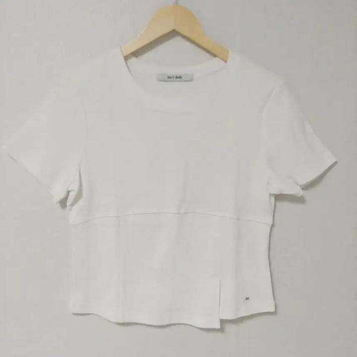 [BUNJANG] Jucy Judy Basic Cotton Short Sleeve T-shirt White Size 90 / 쥬시쥬디 기본 면 반팔 티셔츠 (화이트/90)