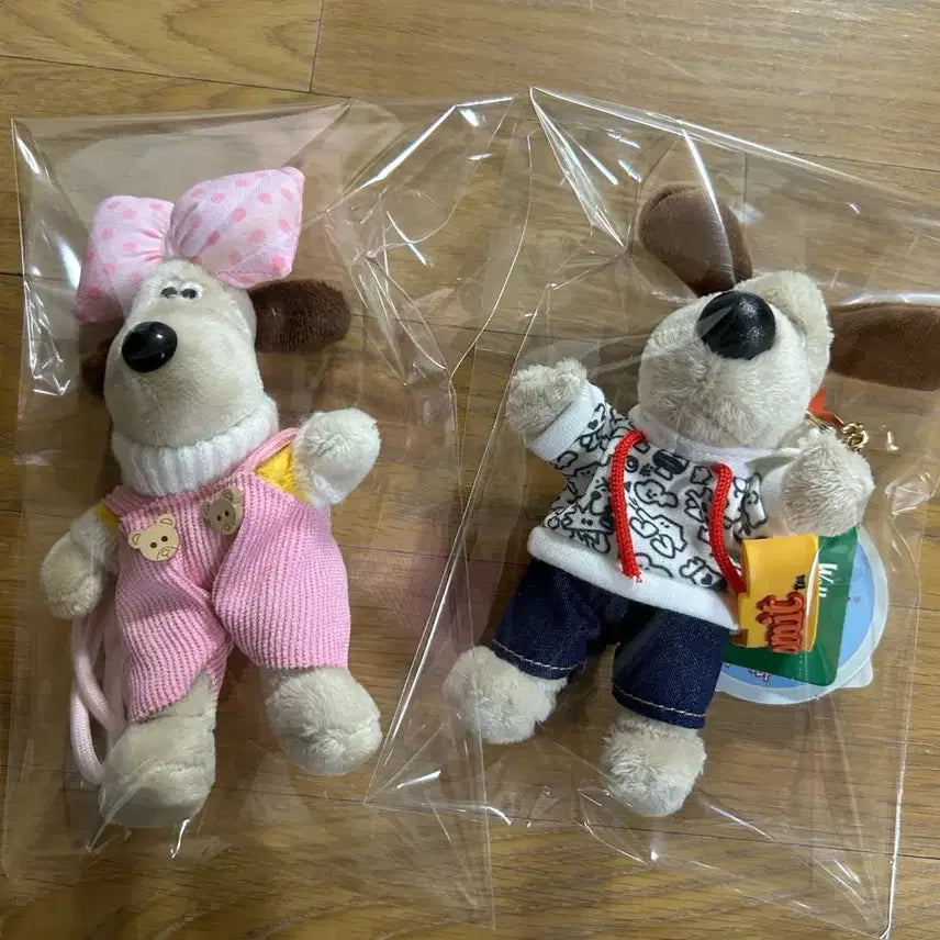 [BUNJANG] Wallace &amp; Gromit Couple Dolls - New / 새상품)월레스와 그로밋 커플 인형