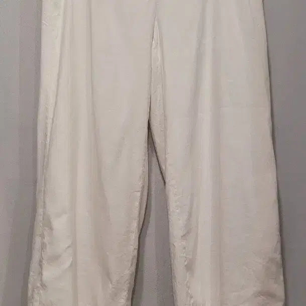 [BUNJANG] DKNY Ivory 7/8 Length Linen Pants / DKNY아이보리색 여성 7부 마 바지