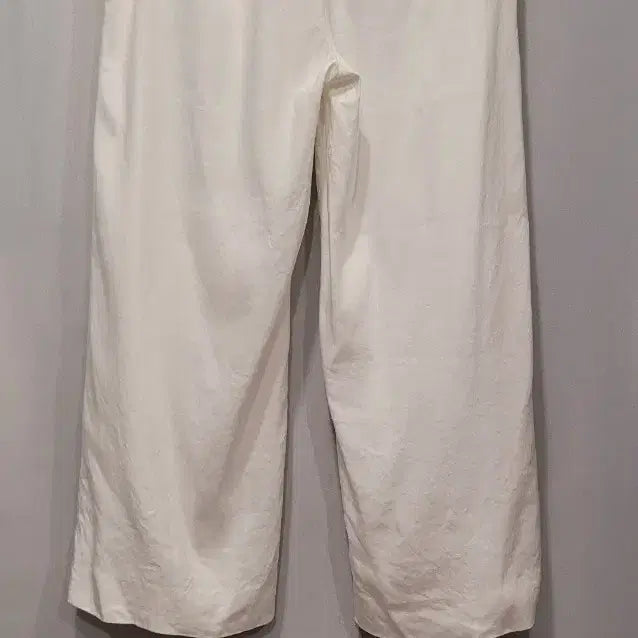 [BUNJANG] DKNY Ivory 7/8 Length Linen Pants / DKNY아이보리색 여성 7부 마 바지