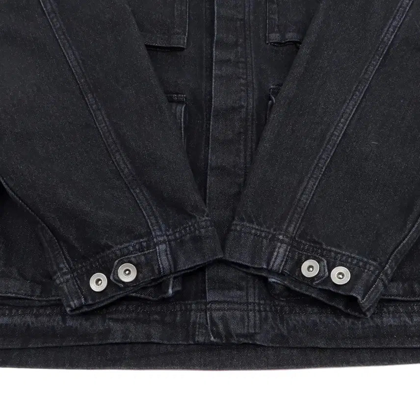 [BUNJANG] Uniform Bridge Denim BDU Black Washed Jacket / [L유니폼브릿지 데님 bdu 블랙워시드 자켓