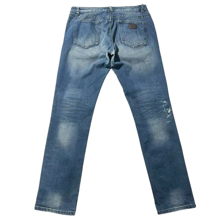 [SOLD OUT] [36] 돌체 앤 가바나 메탈 플레이트 워시드 데님 팬츠