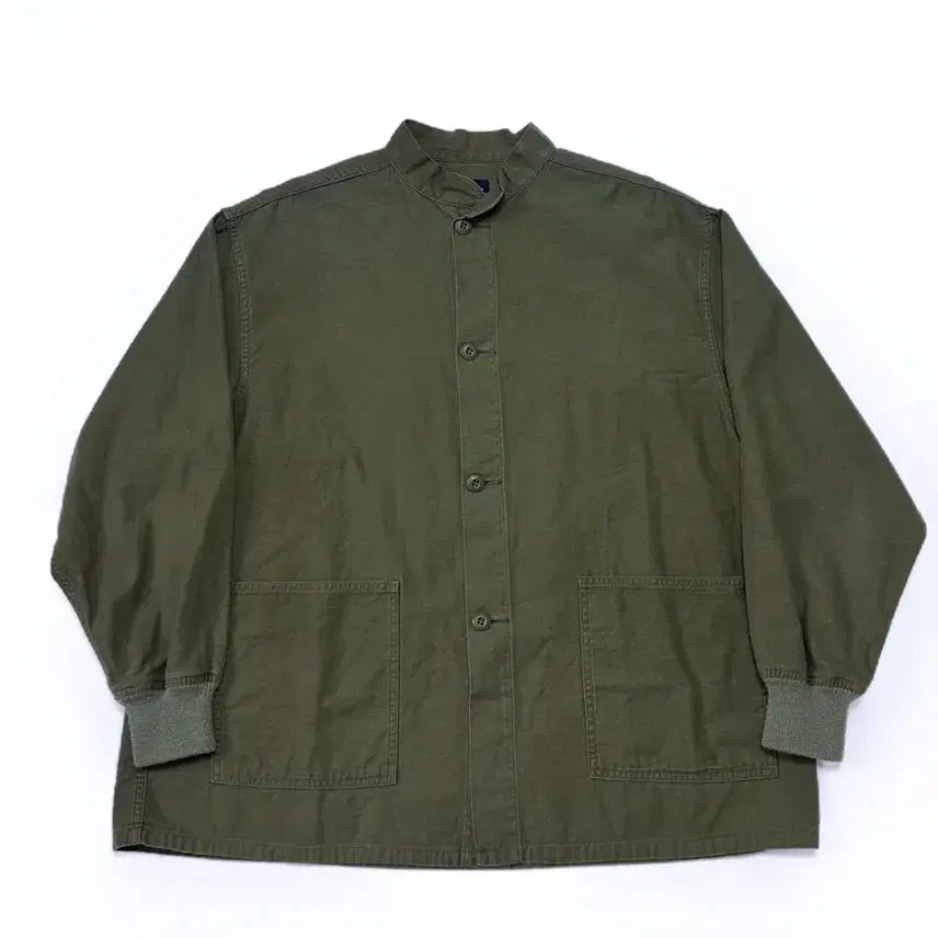 [BUNJANG] Needles Khaki Shirt Jacket / (l~xl) 니들스 NEEDLES 카키 셔츠자켓 S 넥리스셔츠 아우터