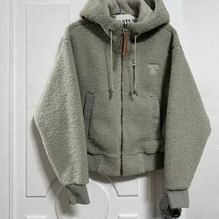[BUNJANG] S E T T E R Shearling Fleece Hoodie Zip-Up / 세터 시어링 플리스 후드집업