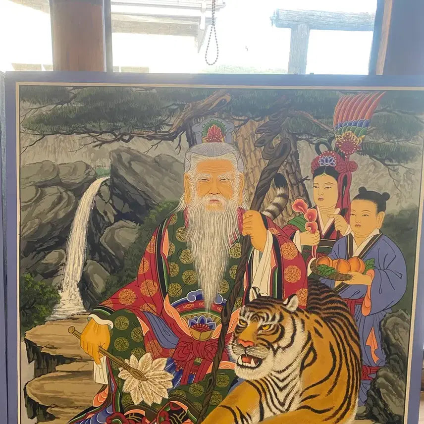 [BUNJANG] Antique Korean Temple Painting (Taenghwa) 3-Piece Set / 불화 탱화 3점 일괄 (사찰품)