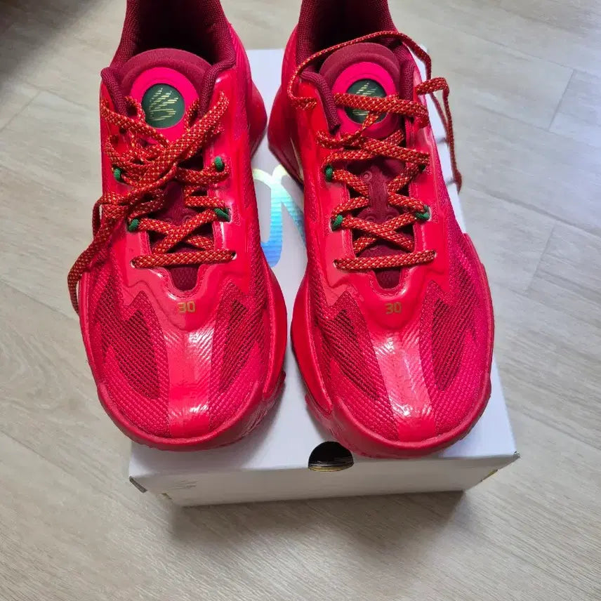 [BUNJANG] Under Armour Curry 7 Red Racer Sneakers / 언더아머 커리7 레드 레이서 레드