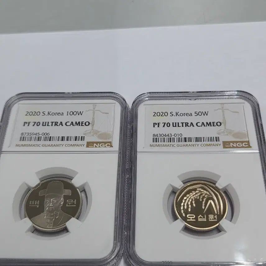 [BUNJANG] Proof 1970s Coin Bundle Set / *2020년 푸르프 50주100주 70등급