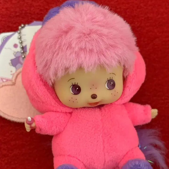 [BUNJANG] Sinako X Bebechichi Monchhichi Keyring / 시나코 콜라보 베베치치 키링 | 시나코콜라보 몬치치