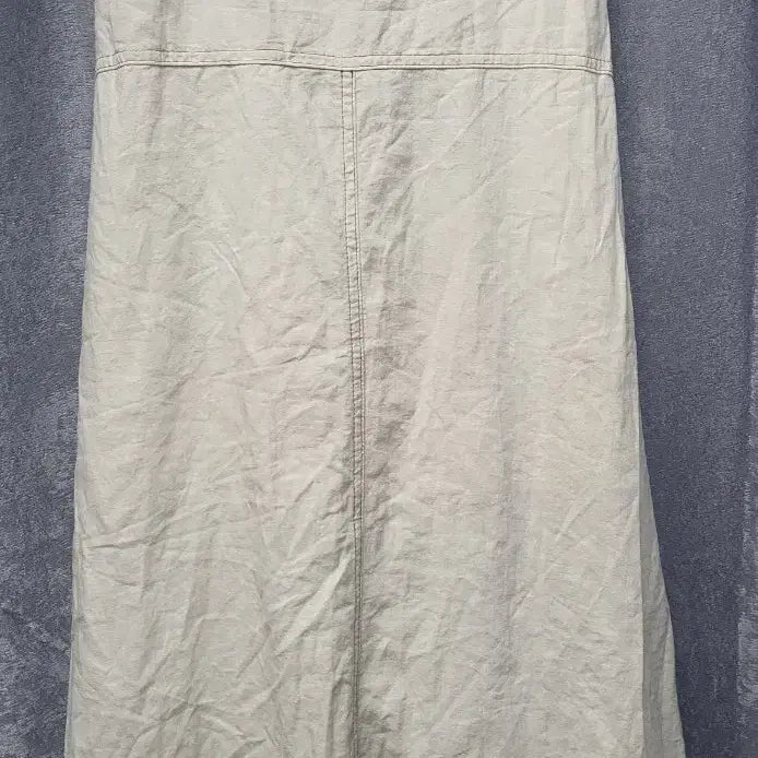 [BUNJANG] LAP Beige Linen/Cotton Long Skirt / LAP 베이지 리넨/코튼 롱 스커트