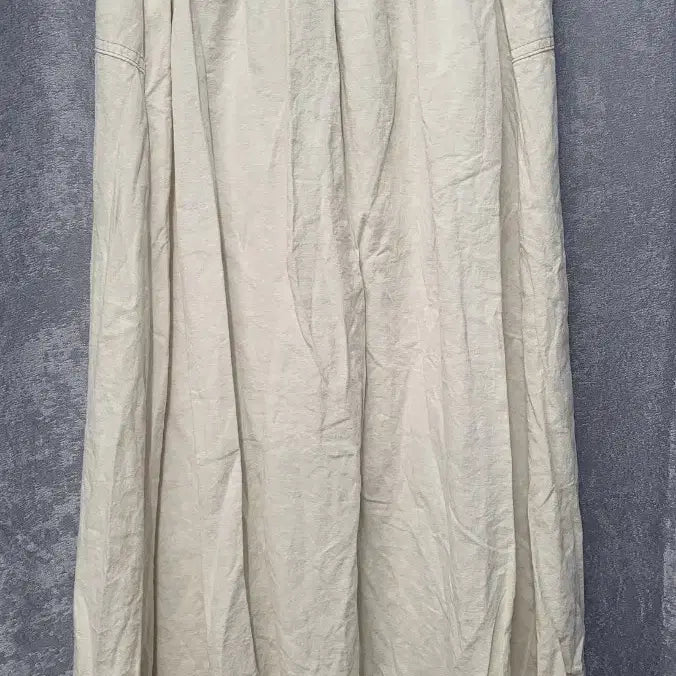 [BUNJANG] LAP Beige Linen/Cotton Long Skirt / LAP 베이지 리넨/코튼 롱 스커트