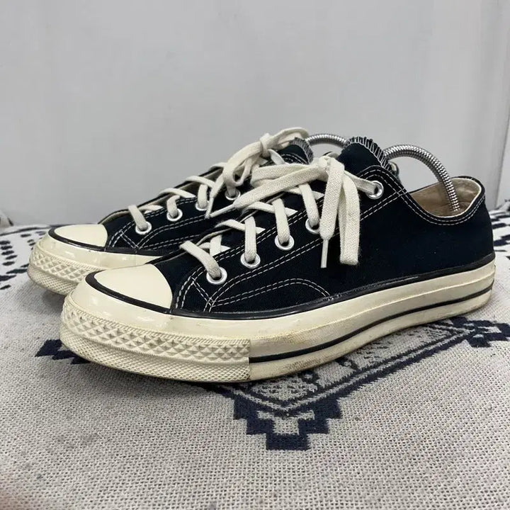 [BUNJANG] Converse Chuck 70 Low Black Sneakers 265 / 컨버스 척70 로우 블랙 스니커즈 265 X00143