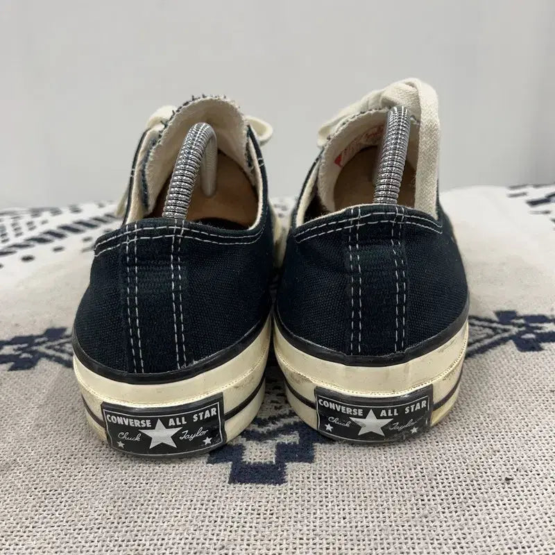 [BUNJANG] Converse Chuck 70 Low Black Sneakers 265 / 컨버스 척70 로우 블랙 스니커즈 265 X00143