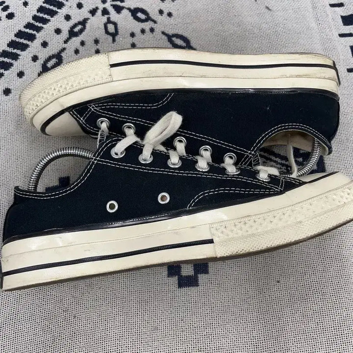 [BUNJANG] Converse Chuck 70 Low Black Sneakers 265 / 컨버스 척70 로우 블랙 스니커즈 265 X00143