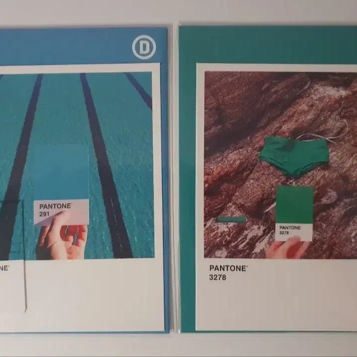 [BUNJANG] Daelim Museum Pantone Bundle Set / 대림미술관 팬톤 엽서+북마크 2종 일괄 판매