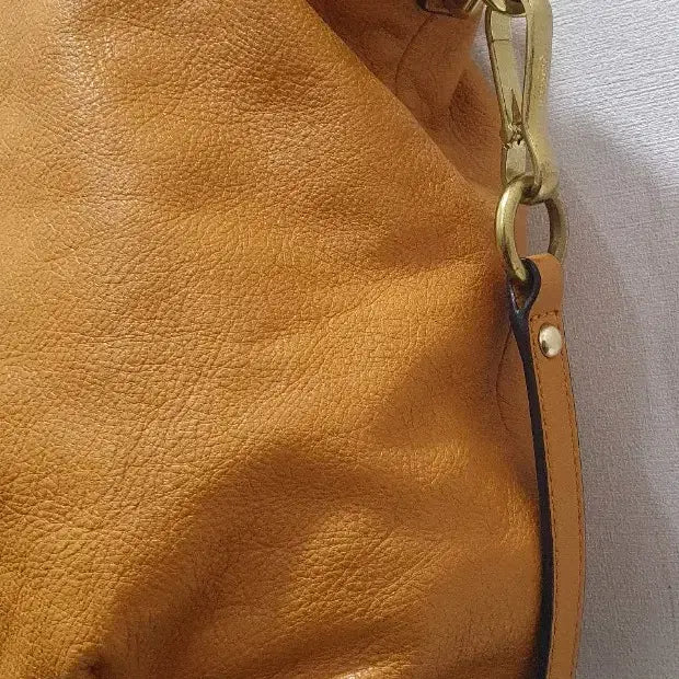 [BUNJANG] Coach Leather Tote Shoulder Bag / 코치 가죽 토트백 숄더백 브라운