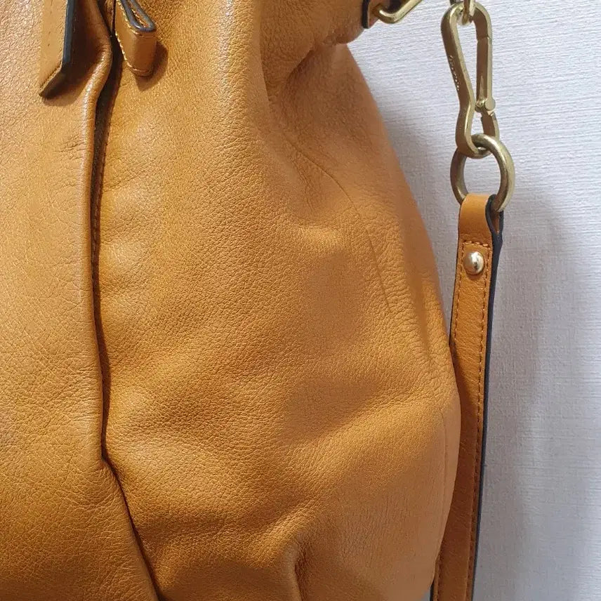 [BUNJANG] Coach Leather Tote Shoulder Bag / 코치 가죽 토트백 숄더백 브라운