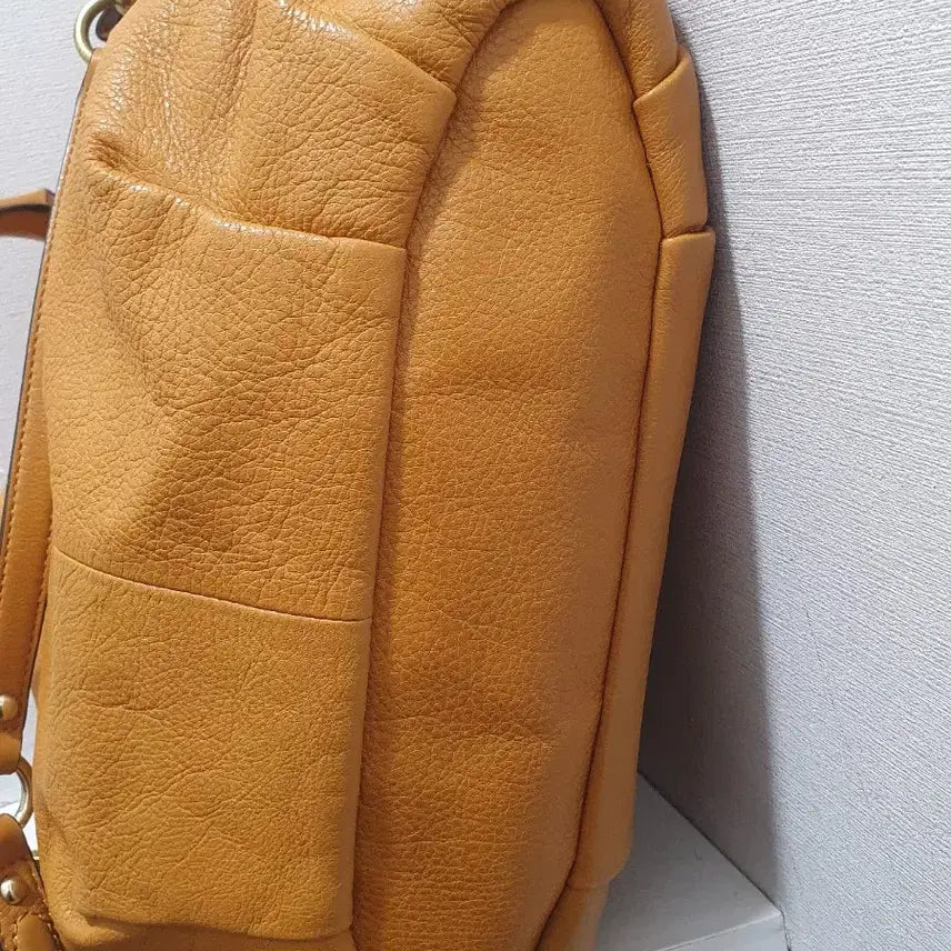 [BUNJANG] Coach Leather Tote Shoulder Bag / 코치 가죽 토트백 숄더백 브라운