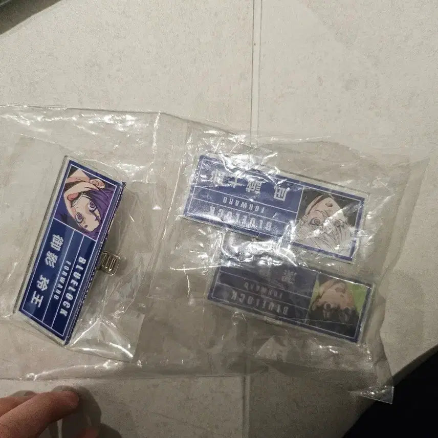 [BUNJANG] Blue Lock Nagi Leo Isagi Name Tag Bundle Set / 블루록 일괄 나기 레오 이사기 명찰