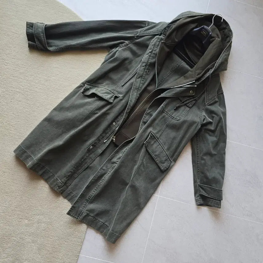 [BUNJANG] Juun.J Double Hooded Field Jacket Coat Size 50 / 준지 더블후드 야상 코트 50사이즈 상태좋은중고입니다.