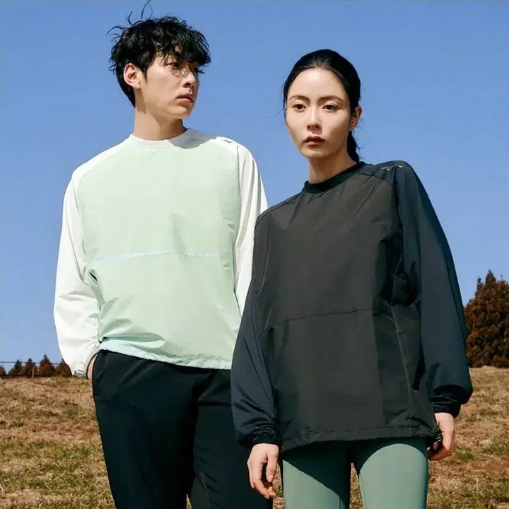 [BUNJANG] Mizuno Unisex Running Woven Long Sleeve T-shirt / 미즈노 공용 런닝 우븐 긴팔 티셔츠 95사이즈