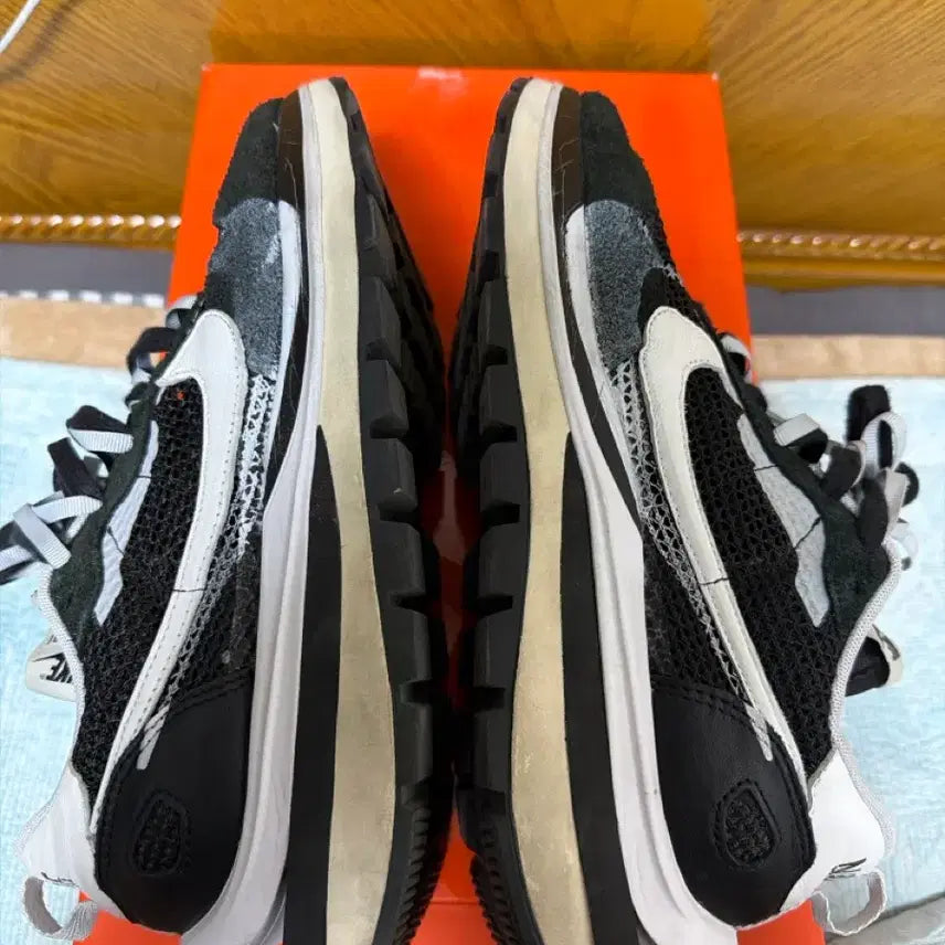 [BUNJANG] Nike Sacai VaporWaffle Black Sneakers / (280)나이키 사카이 베이퍼와플 블랙