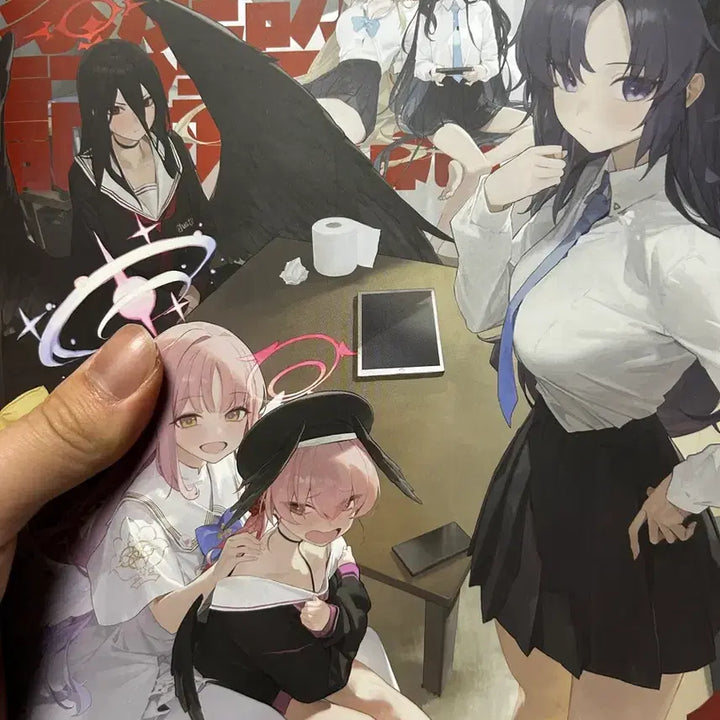 [BUNJANG] Blue Archive Character Illustration Book &amp; Clear File Set / 블루 아카이브 캐릭터 화보집&amp;블아 클리어파일2종