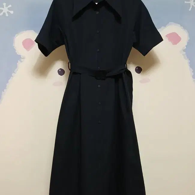 [BUNJANG] THE IZZAT Belted Shirt Dress / (F) THE IZZAT 더아이잗 바스락 벨티드 셔츠 원피스
