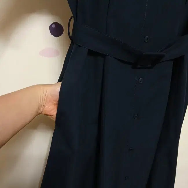 [BUNJANG] THE IZZAT Belted Shirt Dress / (F) THE IZZAT 더아이잗 바스락 벨티드 셔츠 원피스