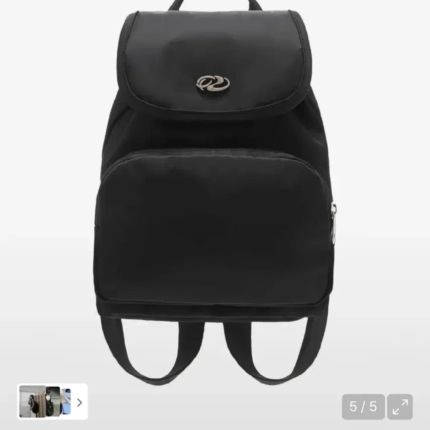 [BUNJANG] FIMADA Jiwon Signature Mini Backpack Black / 피마다지윈 시그니처 미니 백팩 블랙