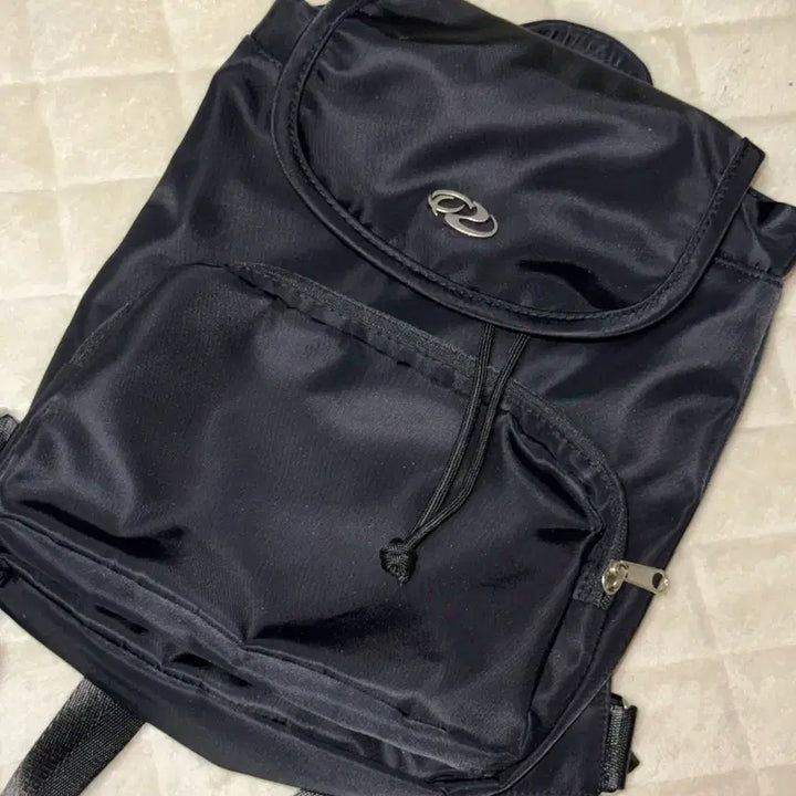 [BUNJANG] FIMADA Jiwon Signature Mini Backpack Black / 피마다지윈 시그니처 미니 백팩 블랙