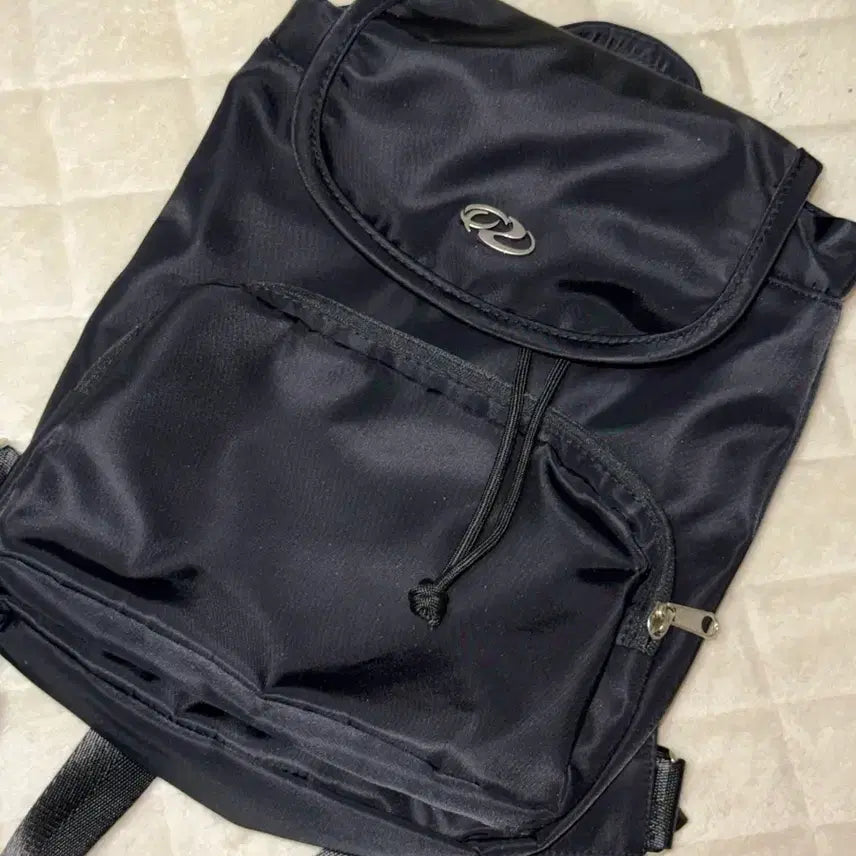 [BUNJANG] FIMADA Jiwon Signature Mini Backpack Black / 피마다지윈 시그니처 미니 백팩 블랙