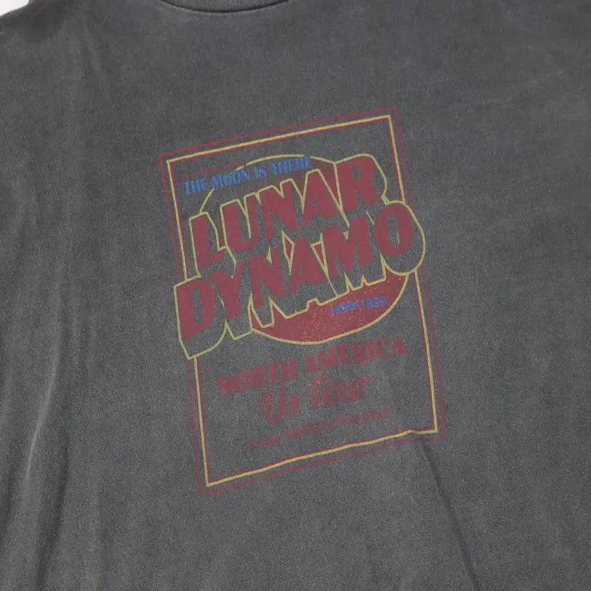 [BUNJANG] JaVa Classic Luna Dynamo Tour Pigment Charcoal T-Shirt / JaVa 자바 클래식 루나 다이나모 투어 피그먼트 차콜 반팔 티셔츠