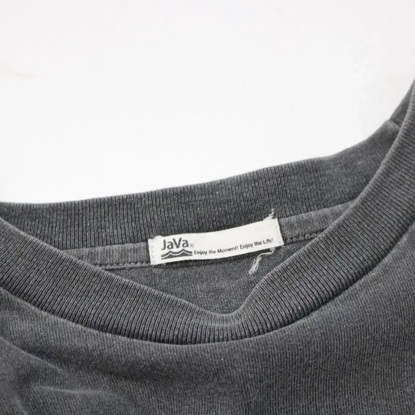 [BUNJANG] JaVa Classic Luna Dynamo Tour Pigment Charcoal T-Shirt / JaVa 자바 클래식 루나 다이나모 투어 피그먼트 차콜 반팔 티셔츠