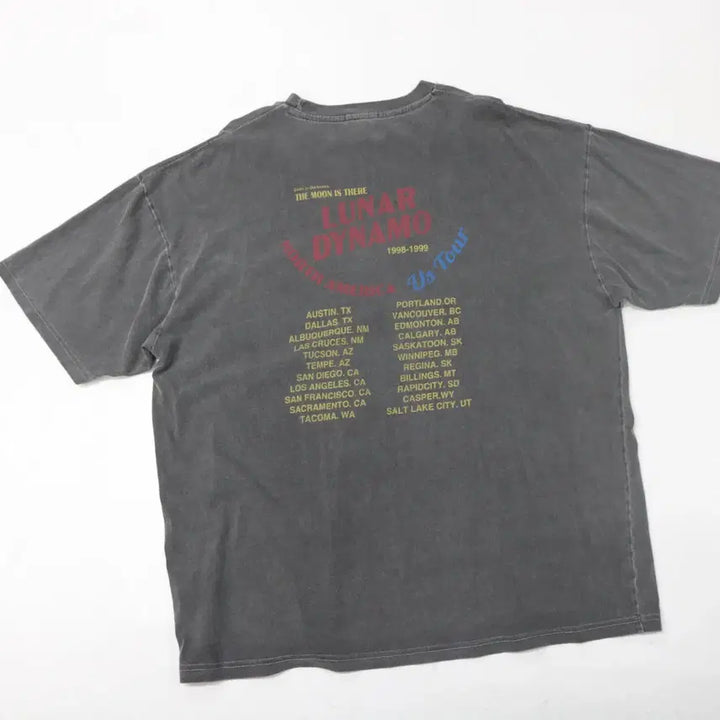 [BUNJANG] JaVa Classic Luna Dynamo Tour Pigment Charcoal T-Shirt / JaVa 자바 클래식 루나 다이나모 투어 피그먼트 차콜 반팔 티셔츠
