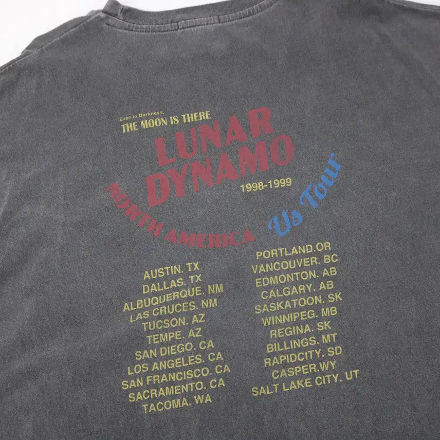 [BUNJANG] JaVa Classic Luna Dynamo Tour Pigment Charcoal T-Shirt / JaVa 자바 클래식 루나 다이나모 투어 피그먼트 차콜 반팔 티셔츠