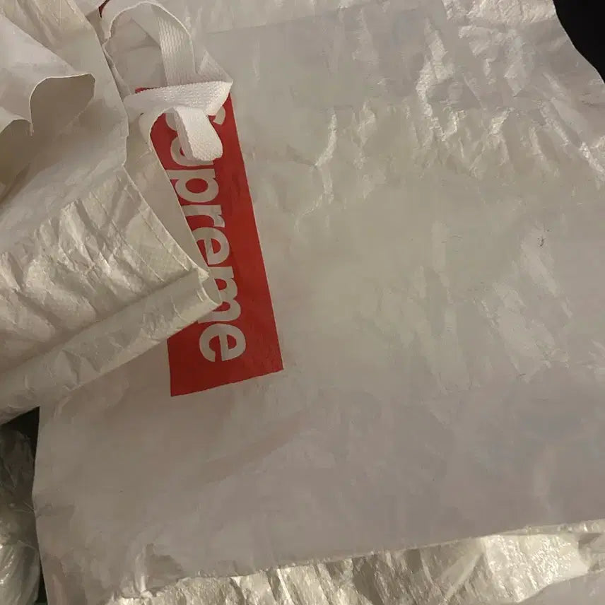 [BUNJANG] Supreme Shopping Bag Bundle Set / 총 14개) 슈프림 쇼핑백 리저유블백 대형 8개 + 중형 6개