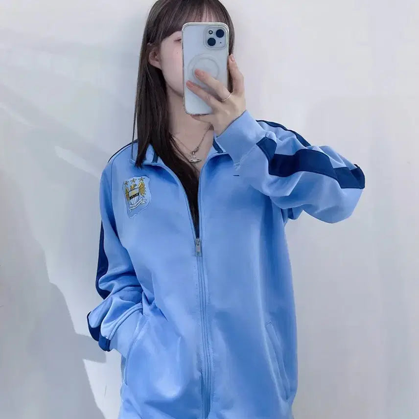 [BUNJANG] 나이키 맨시티 MCFC 투웨이 트랙탑 / 나이키 맨시티 MCFC 투웨이 트랙탑