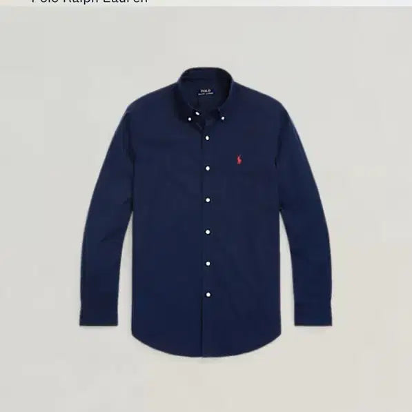 [BUNJANG] Polo Ralph Lauren Classic Fit Poplin Shirt Navy Jacket / 폴로 랄프로렌 클래식핏 포플린 셔츠 네이비 새상품 코튼 자켓