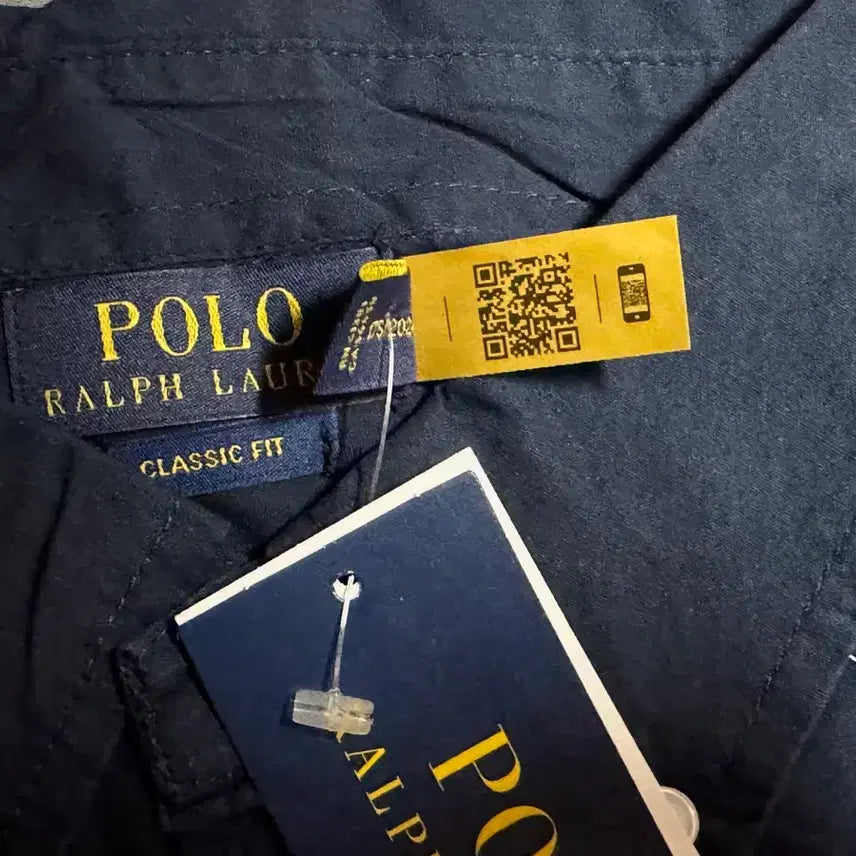 [BUNJANG] Polo Ralph Lauren Classic Fit Poplin Shirt Navy Jacket / 폴로 랄프로렌 클래식핏 포플린 셔츠 네이비 새상품 코튼 자켓