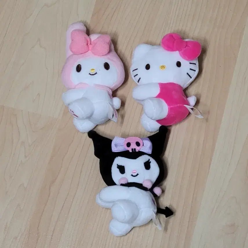 [BUNJANG] Sanrio My Melody, Kuromi, Hello Kitty Doll Set / 산리오 마이멜로디 키티 쿠로미 인형 세트
