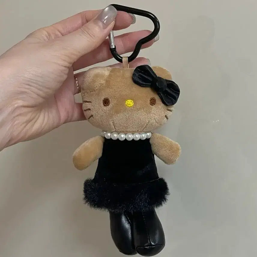 [BUNJANG] Hello Kitty Black Kitty Keychain / 헬로키티 인형키링 키티 블랙키티 키링