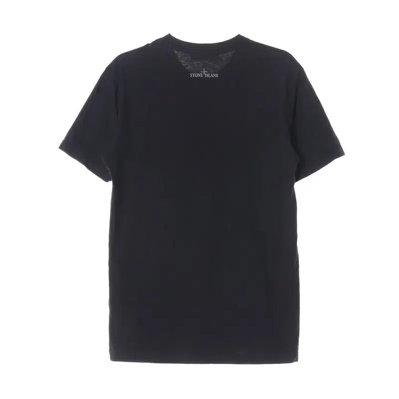 [BUNJANG] Stone Island Big Compass Logo Black Short Sleeve T-Shirt M / 스톤아일랜드 빅 컴파스 로고 블랙 반팔 M